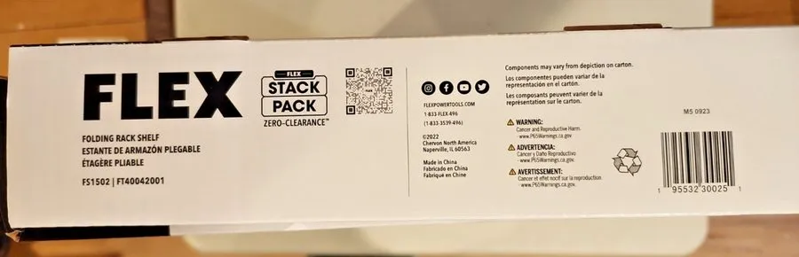 Стойка/шкаф Flex FS1502 Stack Pack Zero Clearance Folding Rack Shelf