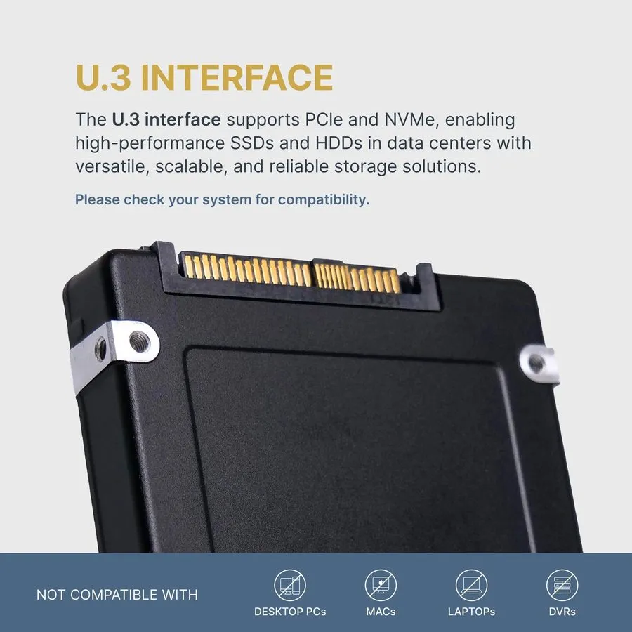 SSD-накопитель KIOXIA CD6-R 7.68TB NVMe PCIe 4.0 2.5" U.3 Internal SSD KCD6XLUL7