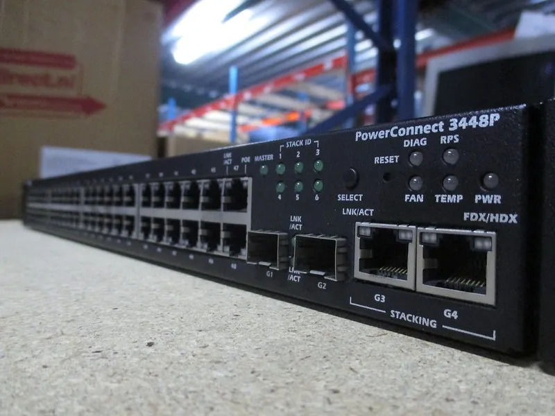 Коммутатор Dell PowerConnect 3448P 48-Port 10/100 Ethernet Switch PoE External M