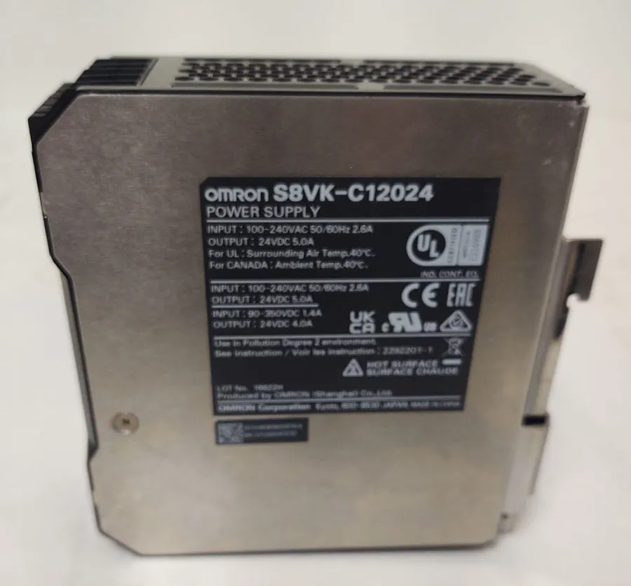 Блок питания OMRON S8VK-C12024 Din Rail Power Supply S8VK-C12024/ED2 120W 24VDC