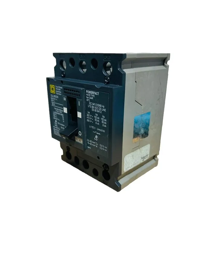 Автоматический выключатель SQUARE D GJL36030 POWEPACT 30A 3 POLE 480V CIRCUIT BR — фото лота 1