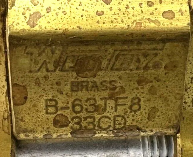 Клапан Swagelok Brass B-63TF8 1500 PSIG Ball Valve (MYS39)