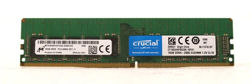 Модуль памяти Samsung/ Hynix / Kingston 16GB 2RX8 PC4-2666V-EE1-11 Server RAM