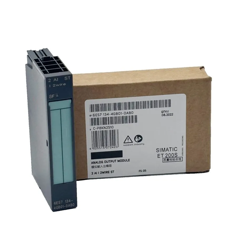 Модуль ввода-вывода 6ES7134-4GB01-0AB0 SIEMENS SIMATIC DP ET200S El-Mod 2AI Std  — фото лота 1