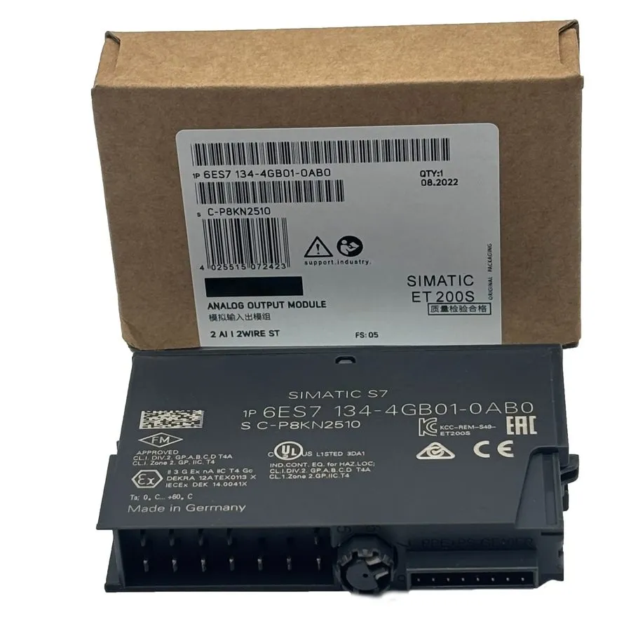 Модуль ввода-вывода 6ES7134-4GB01-0AB0 SIEMENS SIMATIC DP ET200S El-Mod 2AI Std  — фото лота 2