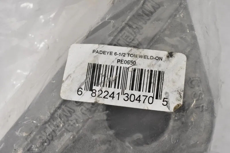 Складское оборудование Padeye PE0630 6-1/2 Ton Weld-On Lifting Pad Eye Steel Rig — фото лота 1