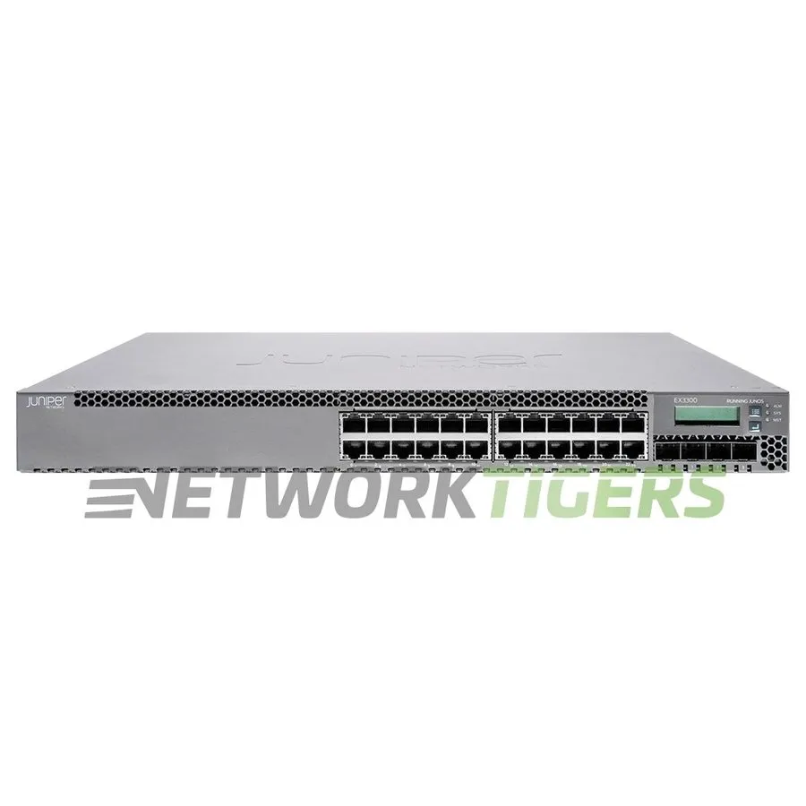 Коммутатор Juniper EX3300-24T -24 Port 1Gb + 4-Port SFP 10Gb Ethernet Switch — фото лота 1