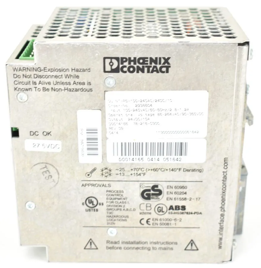 Блок питания Phoenix Contact QUINT-PS-100-240AC/24DC/10 2938604 Power Supply