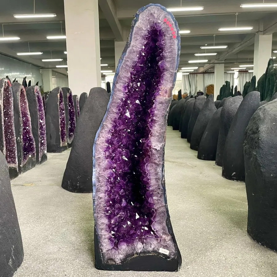 Лабораторный прибор 112.2LB TOP Natural amethyst geode quartz cluster crystal ca — фото лота 2