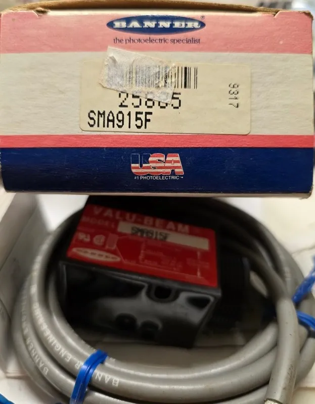 Фотоэлектрический датчик Banner SMA915F Valu-Beam Fiber Optic Photoelectric Sens