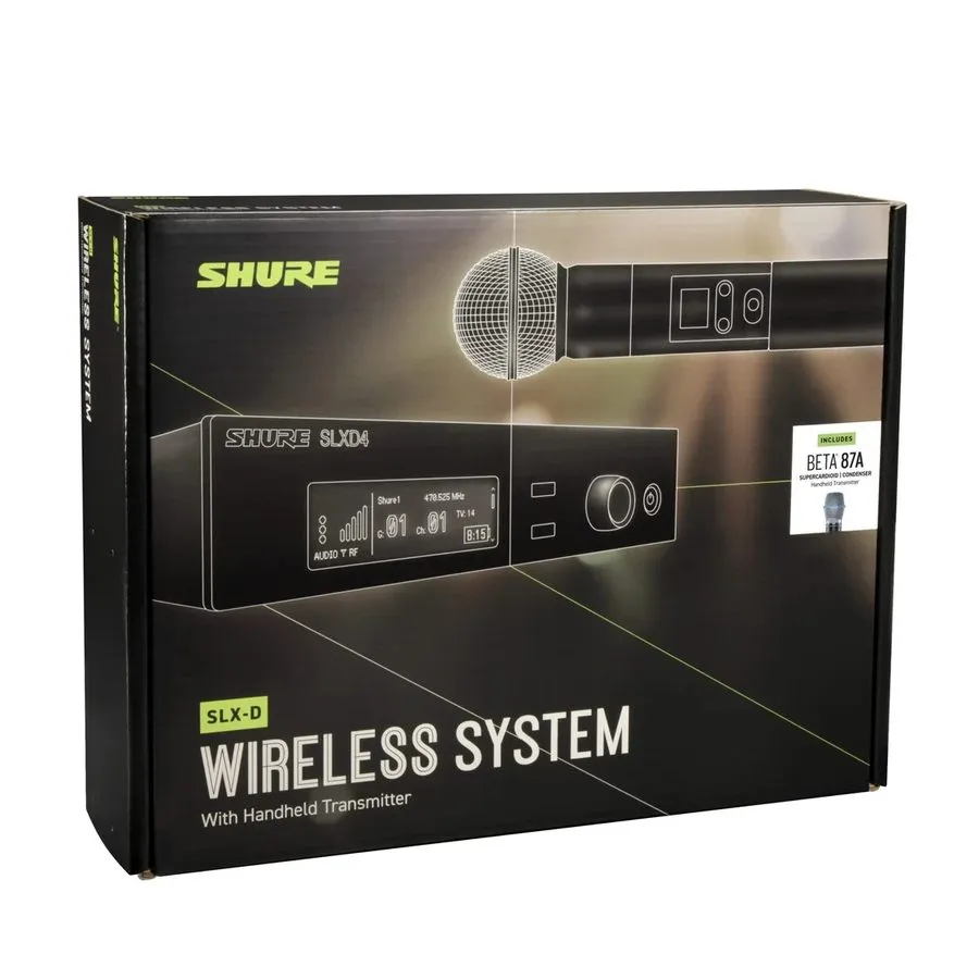 Радиосистема Shure SLXD24/B87A-G58 Wireless Handheld Microphone System with Beta — фото лота 1