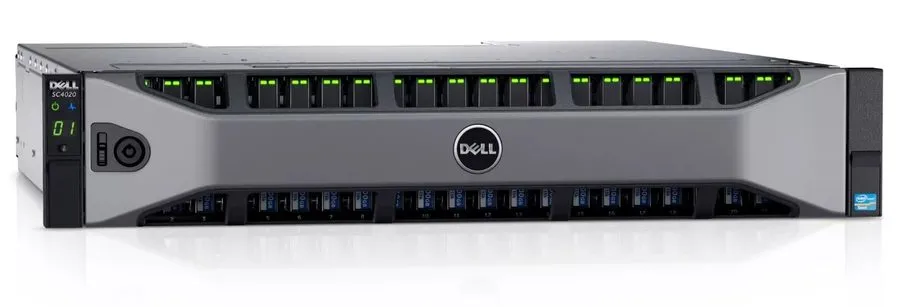 SSD-накопитель Dell Compellent SC4020F Storage Array 9x 1.92TB SSD 15x 1.8TB 10K — фото лота 1