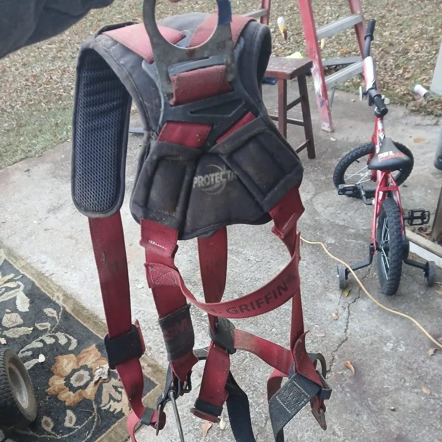 Жгут проводов 3M Protecta AB12426 Safety Harness M/L Red Full Body Fall Protecti — фото лота 2