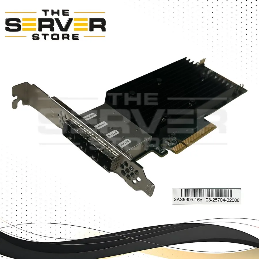 Контроллер Avago SAS 9305-16e 03-25704-02007 16-Port 12Gb/s SAS HBA High Profile