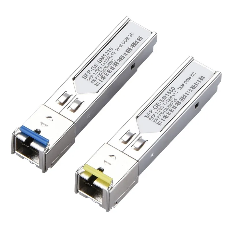 Трансивер 1Pair Fiber SC Connector 1000BASE BiDi 1310nm/1550nm 3km SFP Transceiv