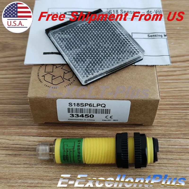 Фотоэлектрический датчик Banner S18SP6LPQ Photoelectric Sensor Diffuse PNP Outpu