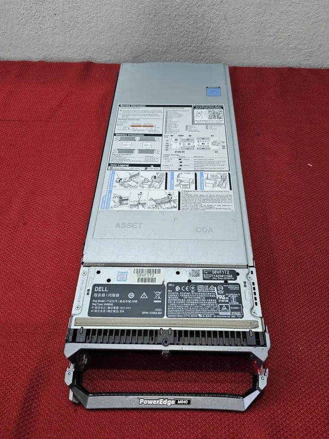 Сервер DELL PowerEdge M640 Blade Server M1000e/VRTX no CPU no DDR4 RAM 2x FCLGA3