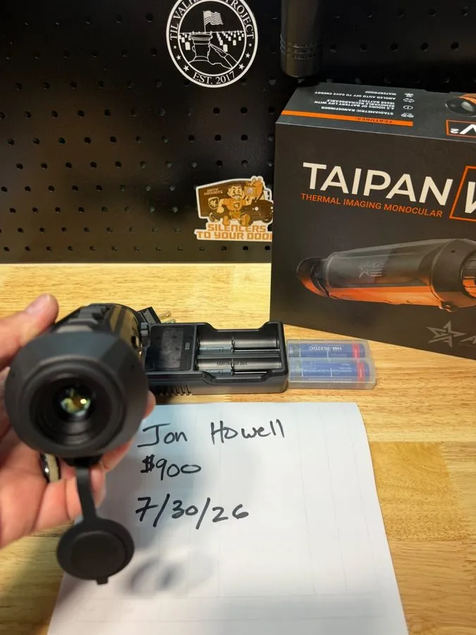 Оптико-электронная система AGM Taipan V2 15-384 Thermal Monocular 384x288 / 12um — фото лота 1