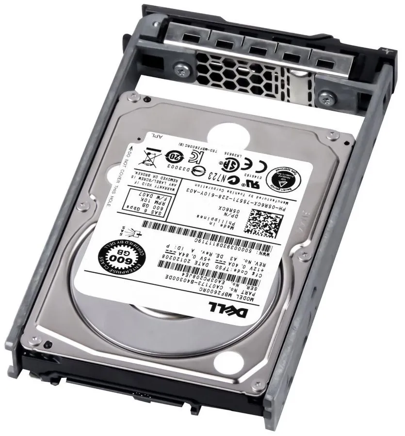 Жёсткий диск Dell 600GB 10K SAS 6Gb/s 2.5" SFF Enterprise HDD 5R6CX 05R6CX
