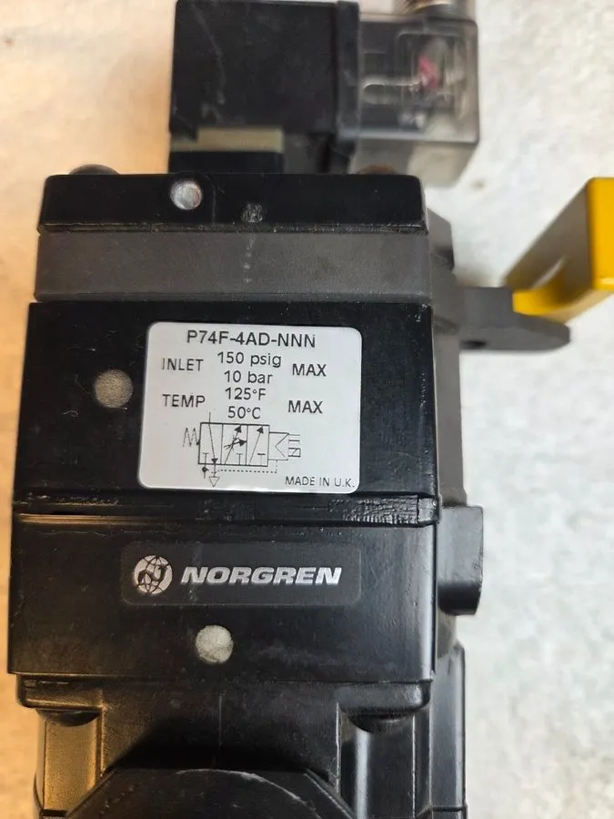 Пневмоклапан NORGREN P74F-4AD-NNN Pneumatic Solenoid/Manual Shutoff Air Dump Val