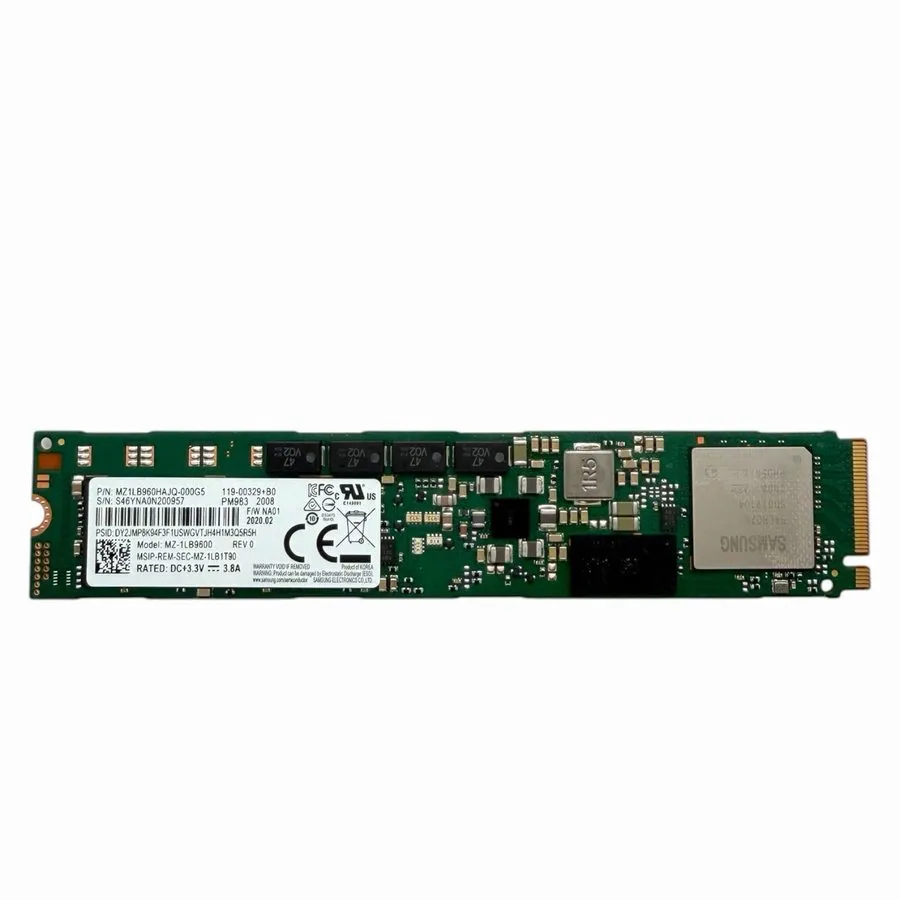 SSD-накопитель Samsung PM983 960GB M.2 22110 NVMe PCIe MZ-1LB9600 MZ1LB960HAJQ-0