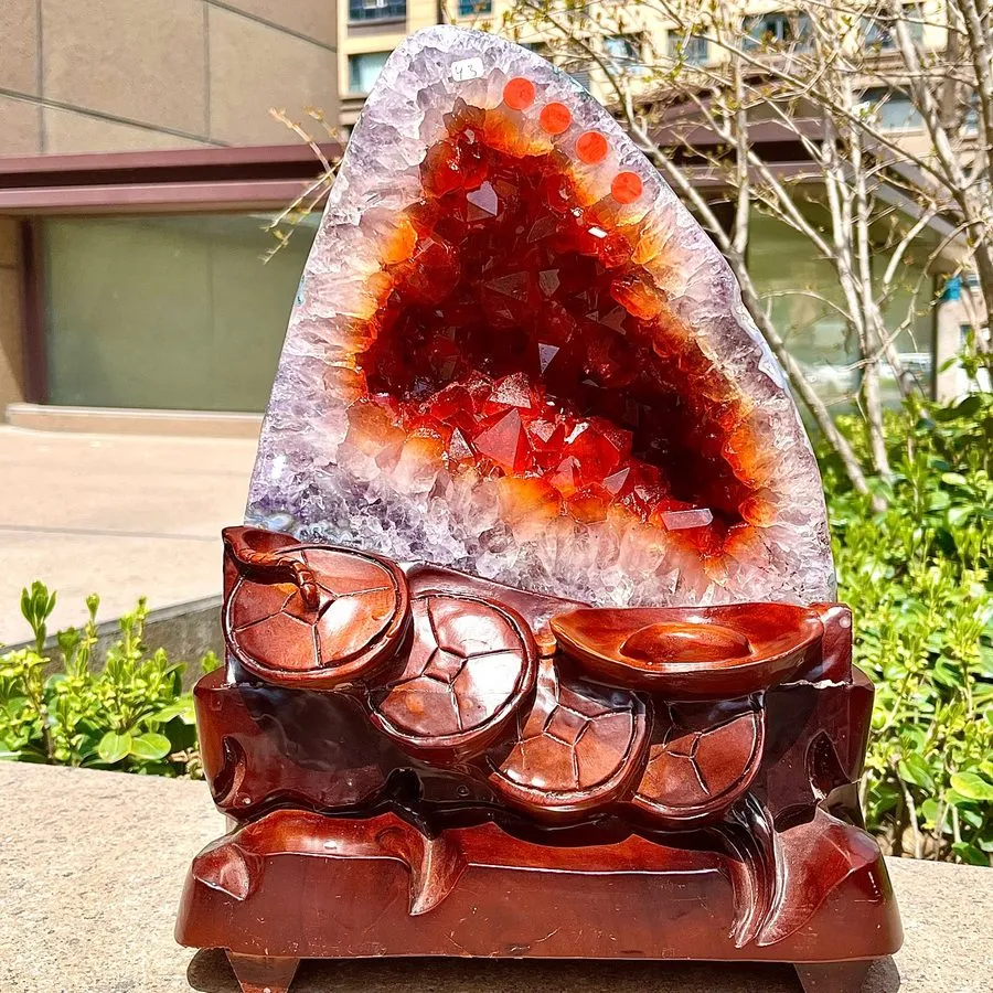 Лабораторный прибор 20.15LB Natural yellow crystal cave quartz crystal spiritual