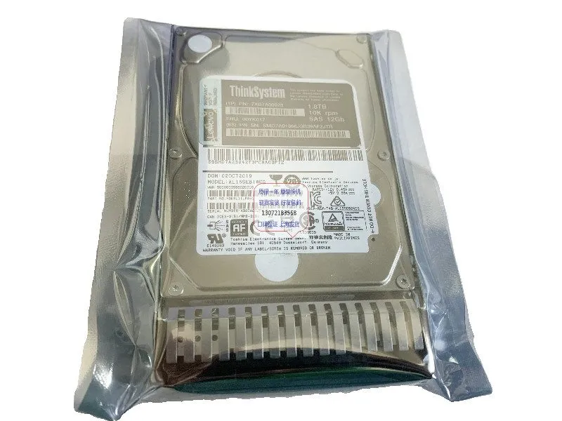 Сервер 7XB7A00028 Lenovo ThinkSystem 00YK017 2.5" 1.8TB 10K SAS 12G HDD Hard Dri
