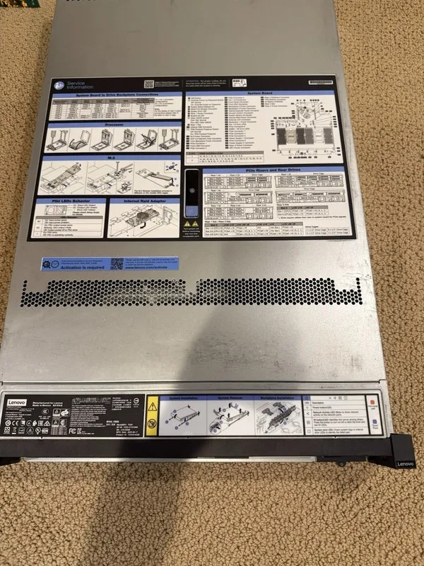 Сервер Lenovo SR665 Server 64 Cores (2x EPYC 7502) 160GB RAM 3TB SAS SSD 25GbE 1