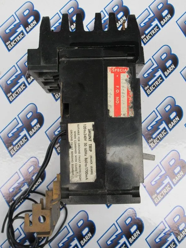 Автоматический выключатель Square D FA340401021, 40 Amp, 480V, 3P, W/ Shunt, Bla — фото лота 2