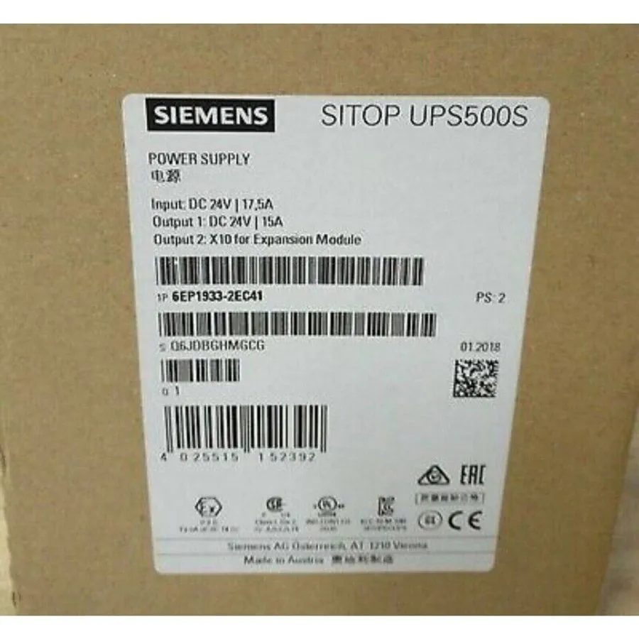 Блок питания 6EP1933-2EC41 SITOP UPS500S Power Supply
