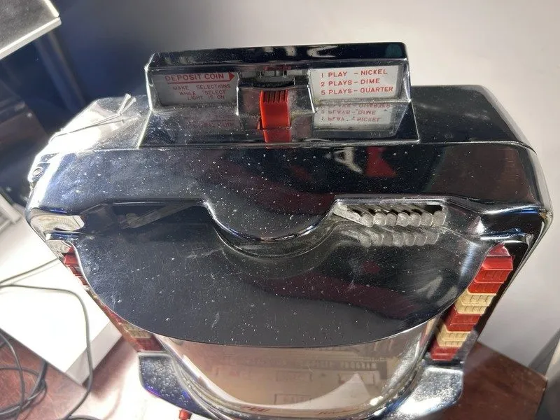 Аккумулятор AMI WQ-200 Jukebox Wallbox, Beautiful Chrome And Intact Plexi — фото лота 3