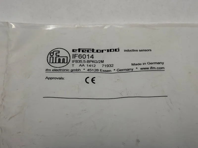Датчик приближения IFM IFB35,5-BPKG/2M Inductive Proximity Sensor IF6014 — фото лота 1