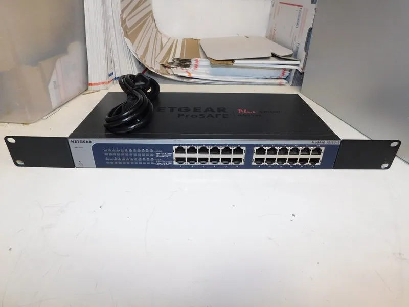 Коммутатор NETGEAR JGS524E-200NAS 24-Port Gigabit Ethernet Smart Managed Plus Sw