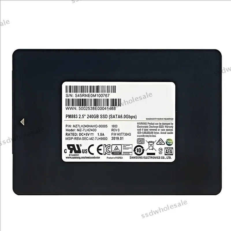 SSD-накопитель Samsung PM883 3.84TB SATA 6.0Gbps SSD Solid State Drives Product  — фото лота 1