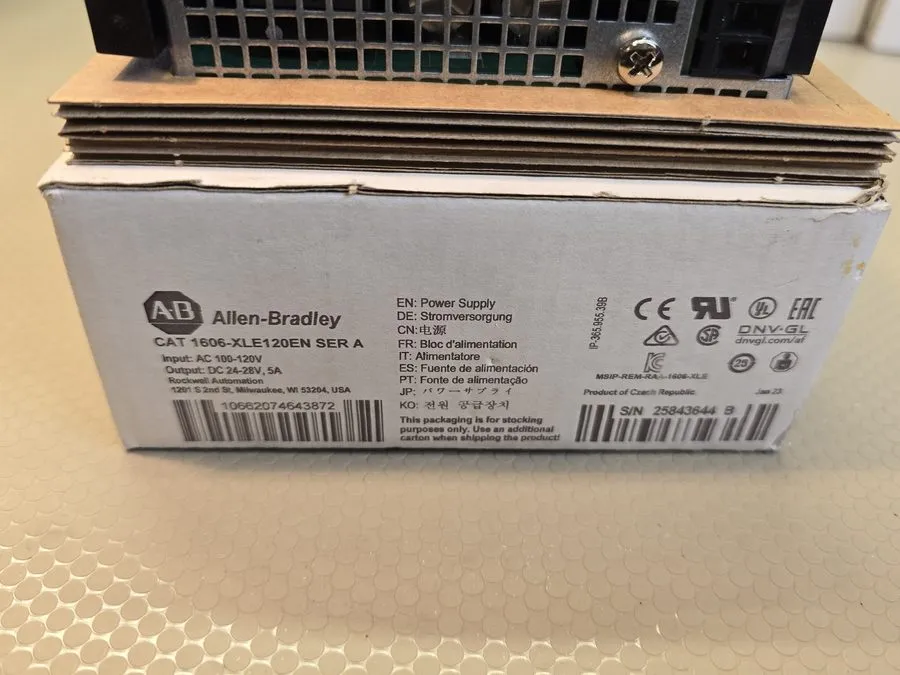 Блок питания AB 1606-XLE120EN 120W 24VDC 5A DIN Rail Power Supply