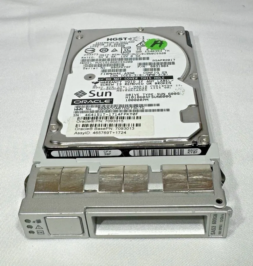 Жёсткий диск HUC101860CSS200 6DWVP Dell GEN13 600GB 10K RPM 12Gb/s 2.5"SAS Hard