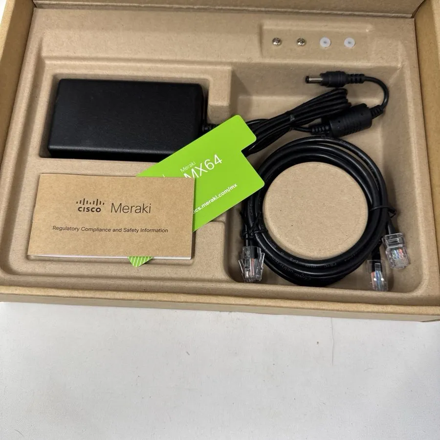 Маршрутизатор Cisco Meraki MX64-HW Router/Security Firewall 4-Port Cloud Managed — фото лота 2