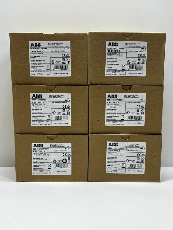 Блок питания ABB 2CDG120037R0011 CP-D 24/2.5 Power Supply 24VDC 2.5A DIN Rail Ta