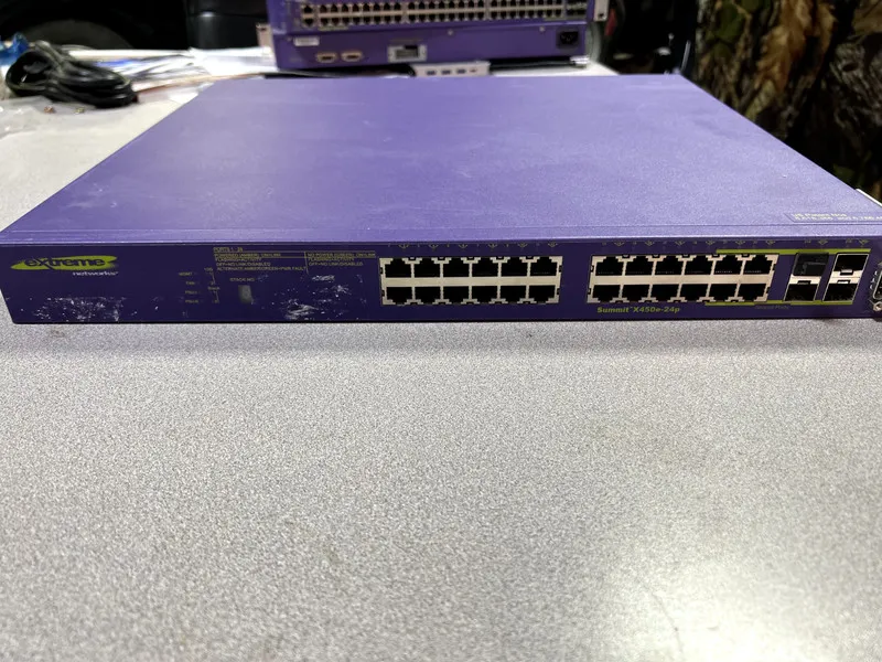 Коммутатор EXTREME Summit X450E-24P 24-Port Gigabit Ethernet PoE SFP Network Swi