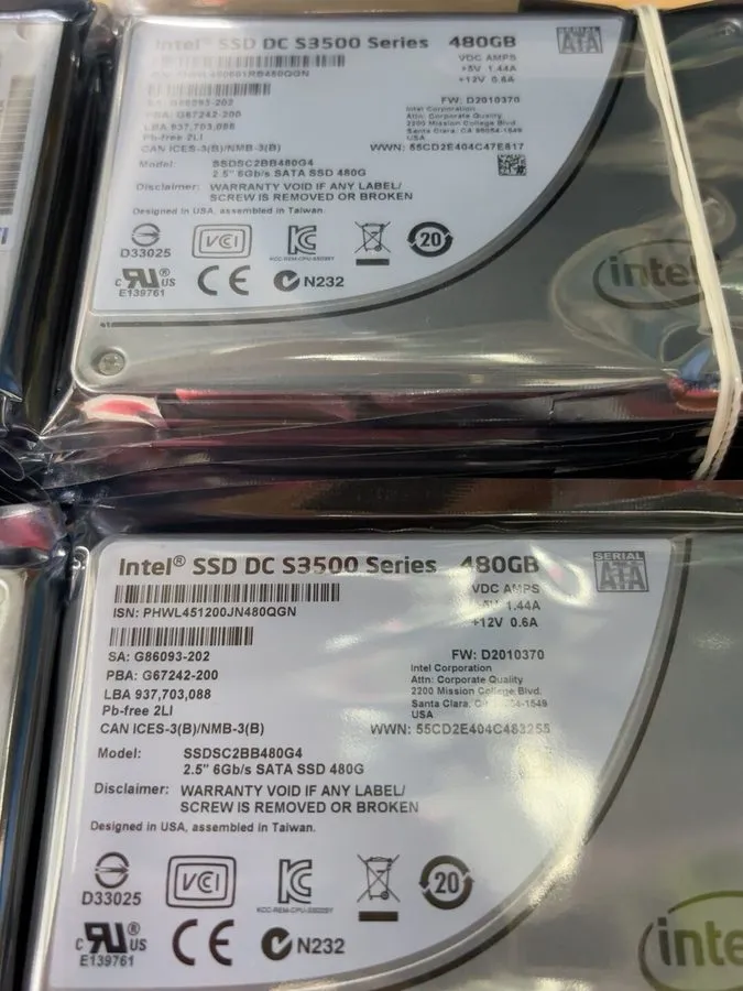 SSD-накопитель Intel DC S3500 480GB SSD 2.5 inch 6Gb/s SATA Solid State Drive SS
