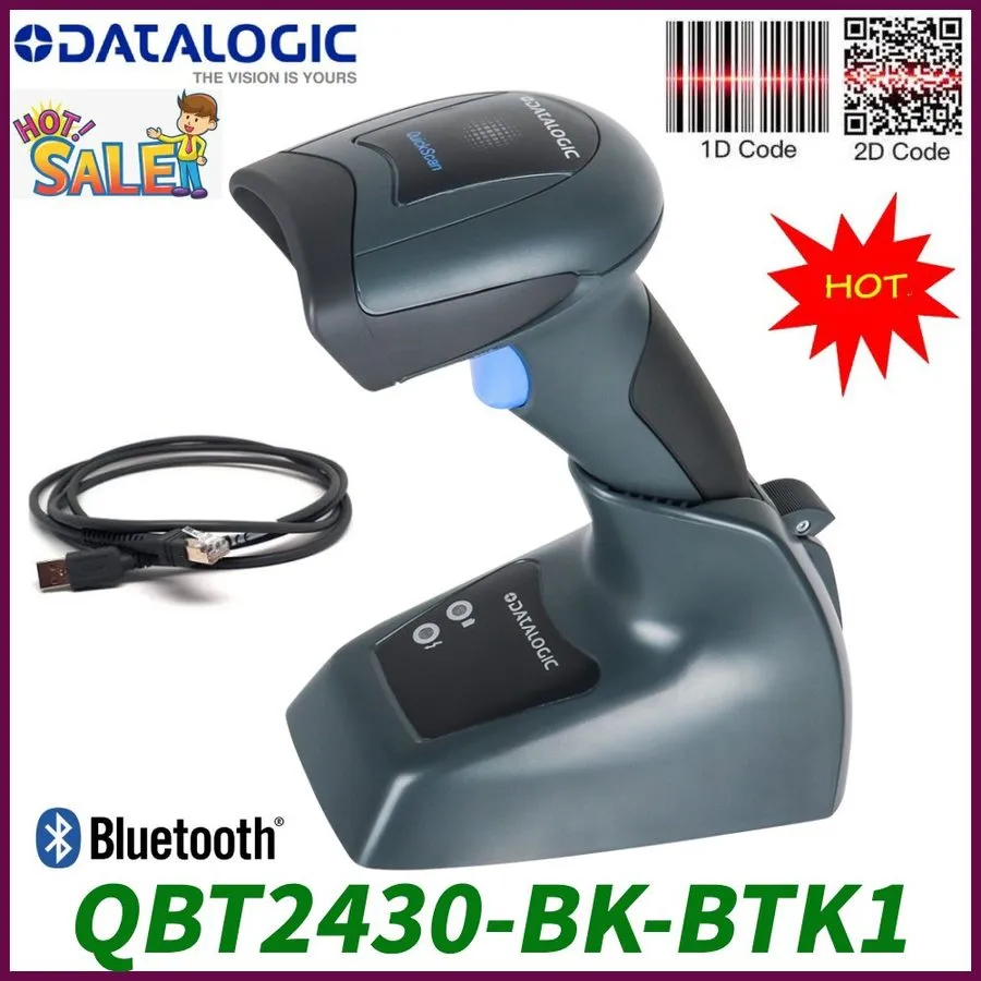 Сканер штрих-кода Datalogic QBT2430-BK-BTK1 Bluetooth 2D USB Handheld Barcode Sc