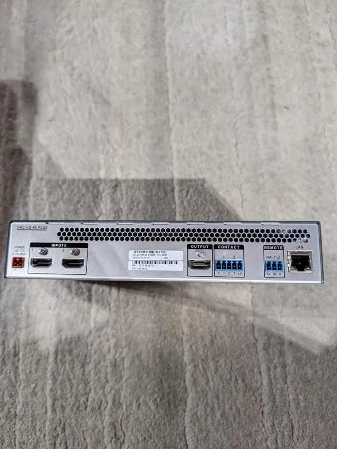 Видеокоммутатор Extron SW2 HD 4K Plus HDMI Switcher With Ethernet 60-1603-01 — фото лота 2
