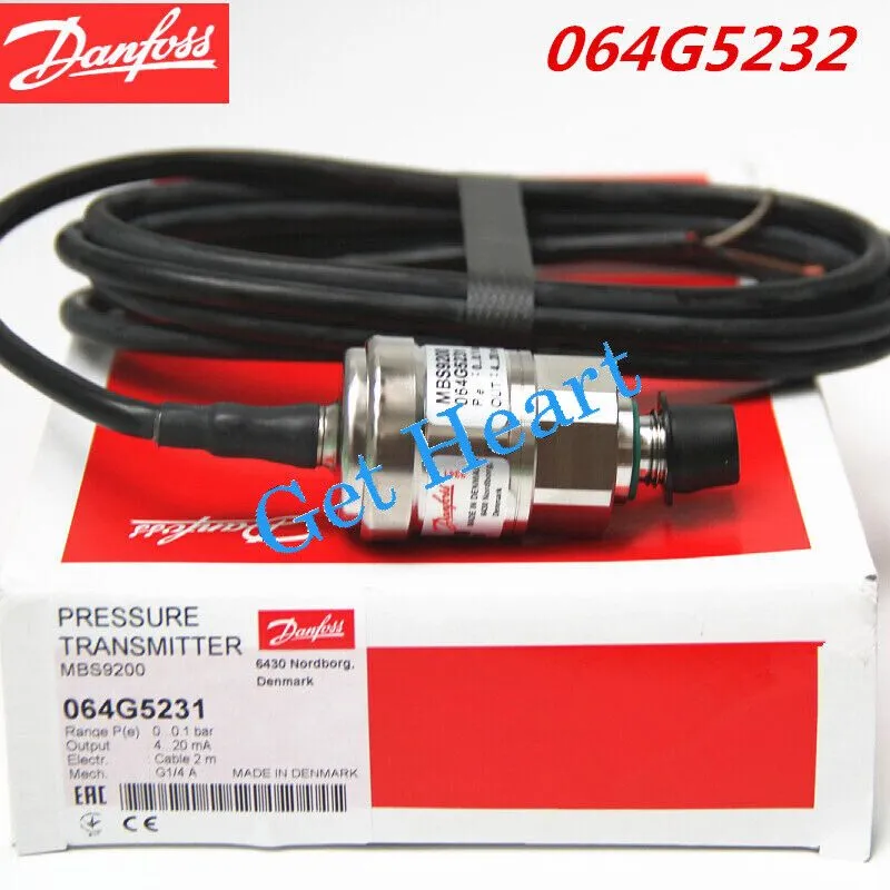 Датчик давления Danfoss Pressure Transmitter Sensor MBS9200 064G5232 0-0.2bar