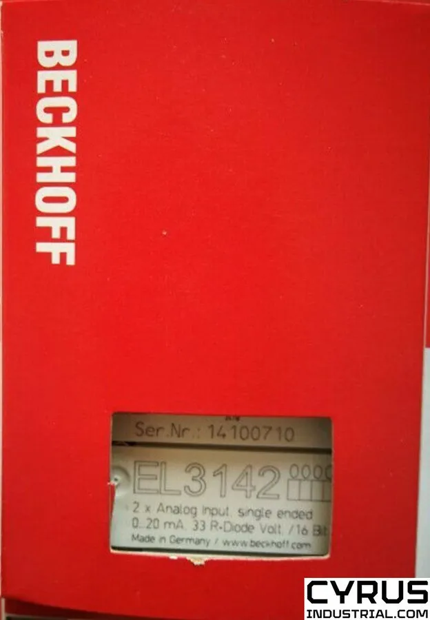 Модуль ввода-вывода Beckhoff EL3142 Analog Input EtherCAT Terminal