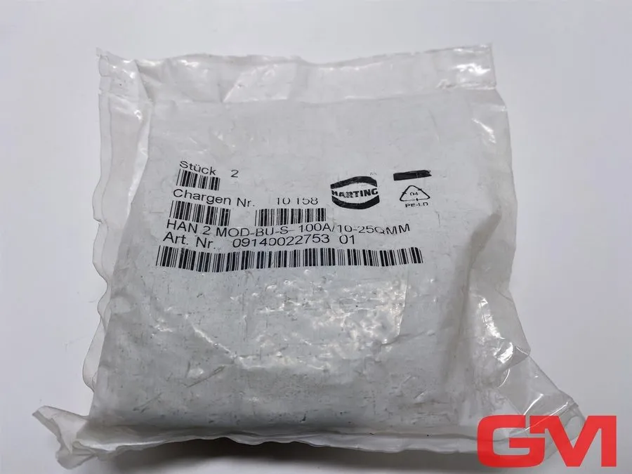 Модуль Harting Socket 100A Han 2 MOD-BU-S 09140022753 Female Axial Module 10-25 