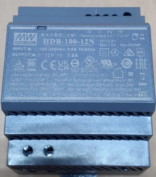 Блок питания Mean Well HDR-100-12N Switching Power Supply 100W 12V 7.5A DIN Rail