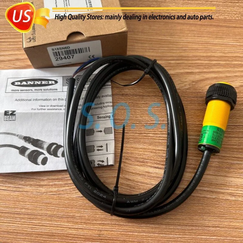 Фотоэлектрический датчик Banner S18SN6D Photoelectric Sensor 10-30VDC 150mA max