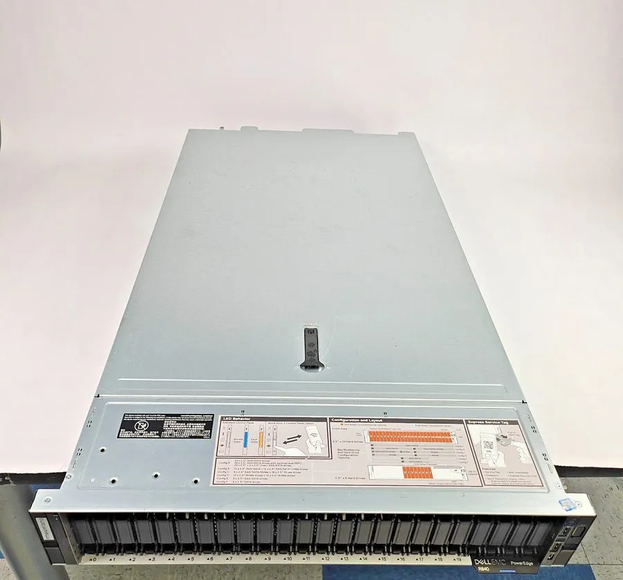 Сервер Dell PowerEdge r840 24bay,4xh/s, 2.0tpm,0x0,0x0,H730P, Idrac 9,2x1100w