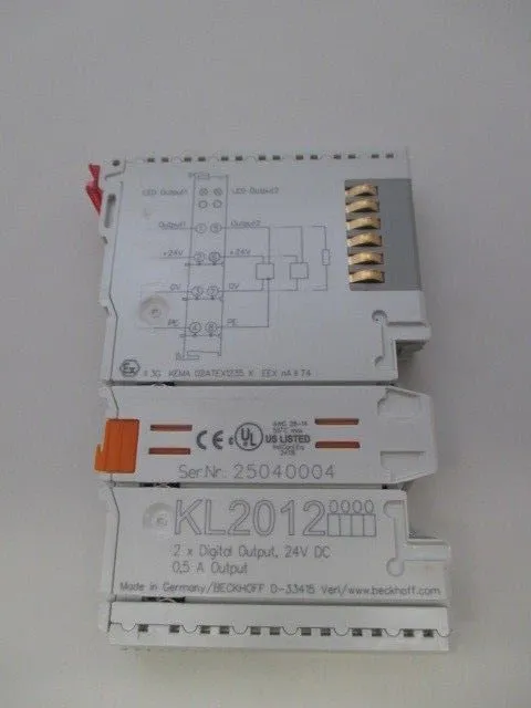 Модуль ввода-вывода 10x Beckhoff KL2012 Bus Terminal 24V DC 0.5A