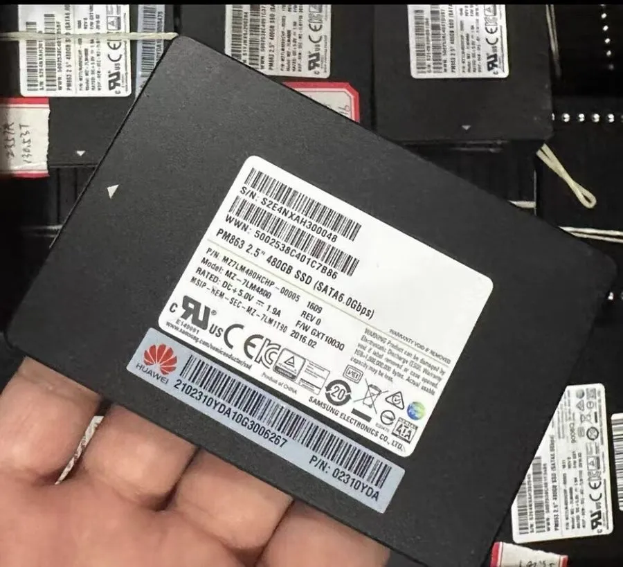 SSD-накопитель SAMSUNG PM863 480GB SSD 6.0Gbps GXT1003Q SATA 2.5" MZ-7LM4800 MZ7